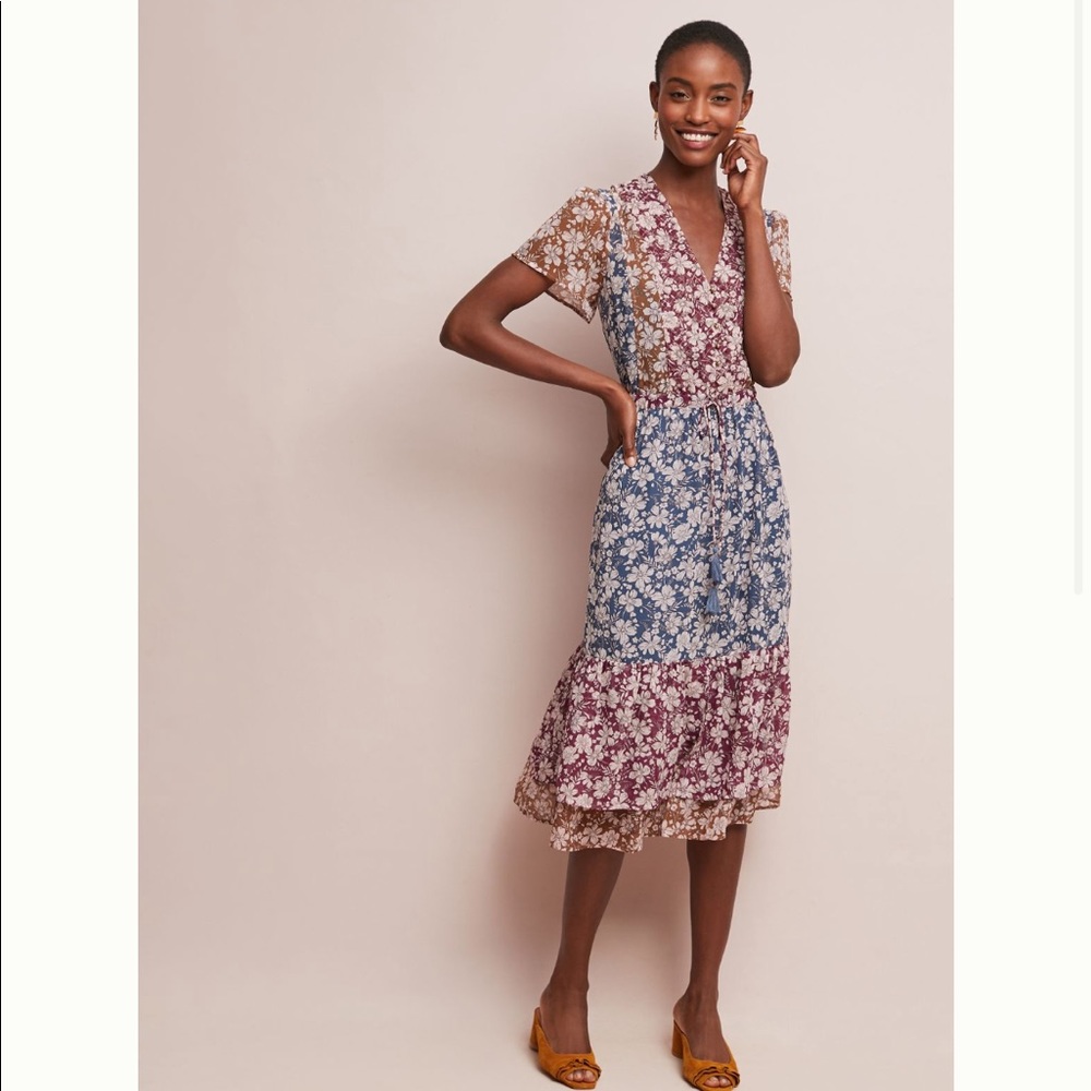 Desert Floral MIDI Dress